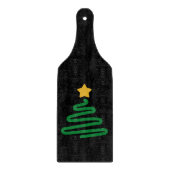 おもしろいクリスマスツリー カッティングボード (正面)