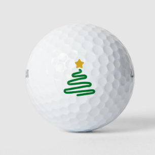 おもしろいクリスマスツリー ゴルフボール