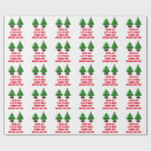 おもしろいクリスマスツリー – ボールの多い ラッピングペーパー (フラット)