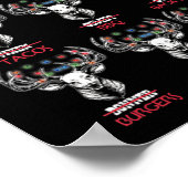 おもしろいクリスマスディアボウ狩りサンタメンウィメンフン ポスター (角)