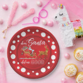 おもしろいクリスマスデザインプレート ペーパープレート (パーティー)