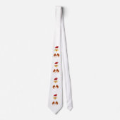 おもしろいクリスマスデザインユニークSANTA CLAUSE ネクタイ (正面)