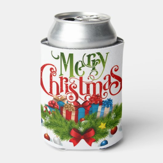 おもしろいクリスマスデザイン 缶クーラー (缶正面)