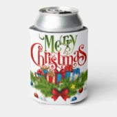 おもしろいクリスマスデザイン 缶クーラー (缶裏面)