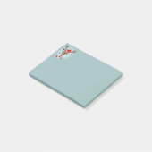 おもしろいクリスマストインデアサンタ動物アート ポストイット (アングル)