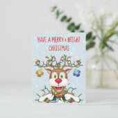 おもしろいクリスマストナディアホリデー応援 シーズンポストカード (スタンド正面)