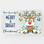 おもしろいクリスマストナディアホリデー応援 横断幕 (横)