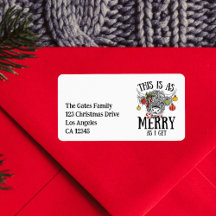 おもしろいクリスマスハイランド牛