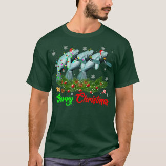 おもしろいクリスマスパジャマナティーハットサンタクリスマスリグ Tシャツ