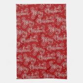 おもしろいクリスマスパターンのキッチンタオル キッチンタオル (縦)