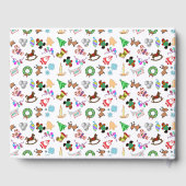 おもしろいクリスマスパターンゲストブック ゲストブック (裏面)