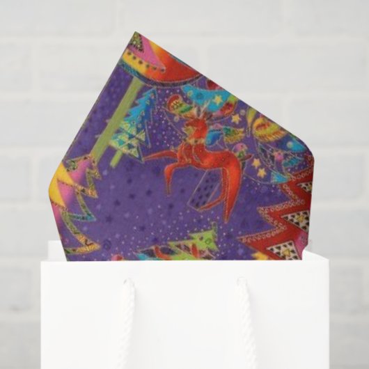 おもしろいクリスマスパターンティッシュペーパー 薄葉紙 (ギフトバッグ)