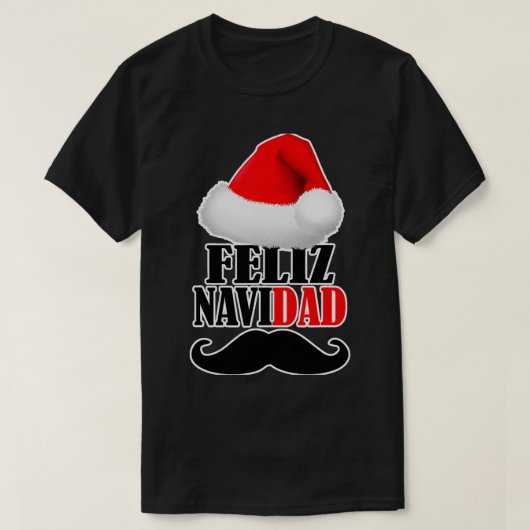 おもしろいクリスマスパパムスタヒフェリス Tシャツ (デザイン正面)