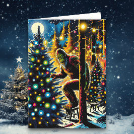 おもしろいクリスマスパーソナライズされた シーズンカード