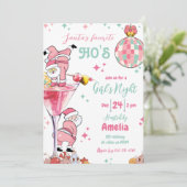 おもしろいクリスマスパーティーガールズナイト 招待状 (スタンド正面)