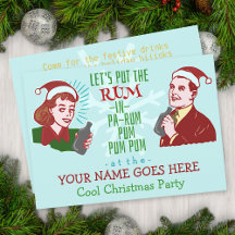 おもしろいクリスマスパーティーレトロラムアダルトホリデイv2