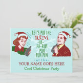 おもしろいクリスマスパーティーレトロラムアダルトホリデイv2 招待状 (スタンド正面)
