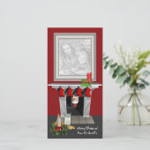 おもしろいクリスマスフォトカード シーズンカード (スタンド正面)