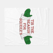 おもしろいクリスマスブランケットホリデーフリースブランケット フリースブランケット (正面(横))