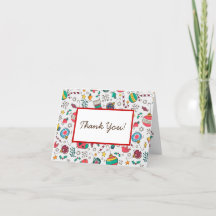 おもしろいクリスマスプリントサンキューメモ