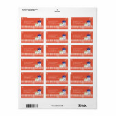 おもしろいクリスマスプレゼント休日アドレス ラベル (フルシート)