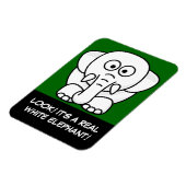 おもしろいクリスマスプレゼント実在：白象ギフト！ マグネット (左側)