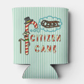 おもしろいクリスマスプン市民ケーンユーモアホリデー 缶クーラー (裏面)