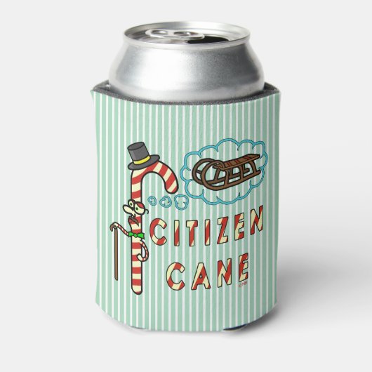 おもしろいクリスマスプン市民ケーンユーモアホリデー 缶クーラー (缶裏面)