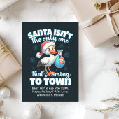 おもしろいクリスマスベビー妊娠の発表 シーズンカード