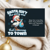 おもしろいクリスマスベビー妊娠の発表 シーズンカード