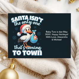 おもしろいクリスマスベビー妊娠の発表 シーズンカード