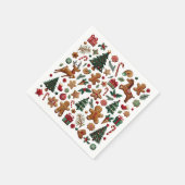 おもしろいクリスマスペーパーナプキン スタンダードカクテルナプキン (角)