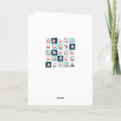 おもしろいクリスマスホリデースポーツカード シーズンカード (裏面)