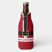 おもしろいクリスマスボトルクールサンタクラウス ボトルクーラー (ボトル裏面)