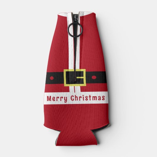 おもしろいクリスマスボトルクールサンタクラウス ボトルクーラー (裏面)