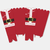 おもしろいクリスマスポップコーンボックスサンタギフト フェイバーボックス (見開き)