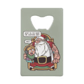おもしろいクリスマスミーム2020サンタ頼ズ クレジットカード栓抜き (裏面)