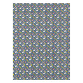 おもしろいクリスマスユニコーンとフラミンゴスパターン テーブルクロス (正面)