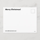 おもしろいクリスマスユーモアはがき シーズンポストカード (裏面)