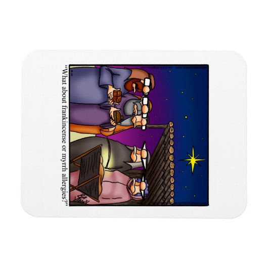 おもしろいクリスマスユーモア磁石ギフト マグネット (横)