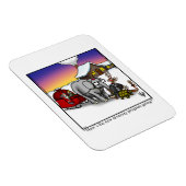 おもしろいクリスマスユーモア磁石ギフト マグネット (右側)