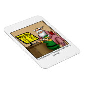 おもしろいクリスマスユーモア磁石ギフト マグネット (右側)