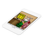 おもしろいクリスマスユーモア磁石ギフト マグネット (左側)