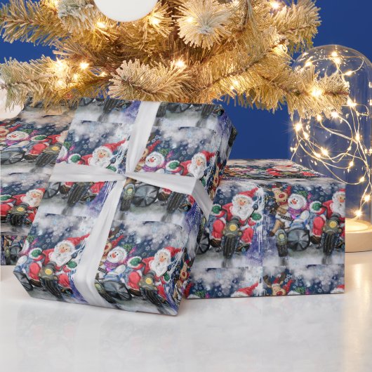 おもしろいクリスマスラッピング紙ハッピーフレンズ ラッピングペーパー (クリスマス)