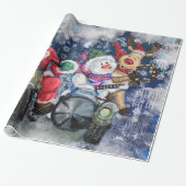 おもしろいクリスマスラッピング紙ハッピーフ最高のァンズ ラッピングペーパー (アンロールド)