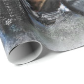 おもしろいクリスマスラッピング紙ハッピーフ最高のァンズ ラッピングペーパー (ロールコーナー)