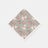 おもしろいクリスマスラマスナプキンス スタンダードカクテルナプキン (角)