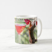 おもしろいクリスマスリス友だちマグカスタマイズ! コーヒーマグカップ (正面右)