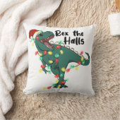 おもしろいクリスマスレックスザホールズTレックス クッション (ブランケット)