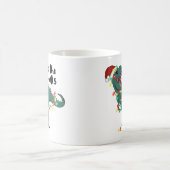 おもしろいクリスマスレックスザホールズTレックス コーヒーマグカップ (中央)